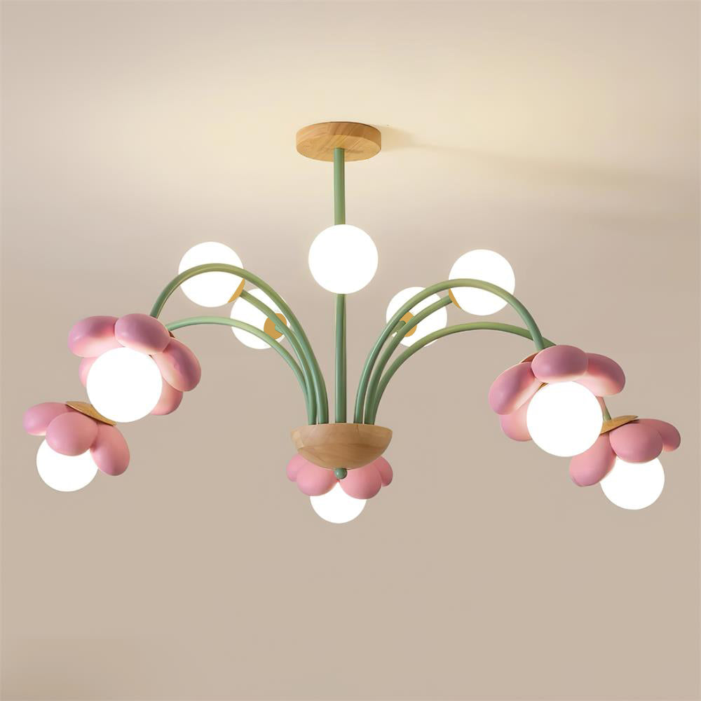 Elodie Sika Flower Chandelier