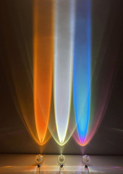 Élodie Crystal LED Tischlampe Moderne Umgebungslichtprojektion Dekorative Lampe