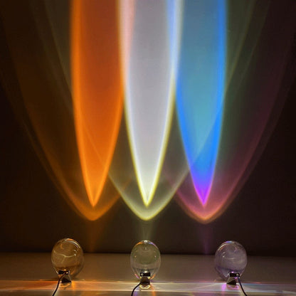 Élodie Crystal LED Tischlampe Moderne Umgebungslichtprojektion Dekorative Lampe