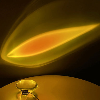 Élodie Crystal LED Tischlampe Moderne Umgebungslichtprojektion Dekorative Lampe