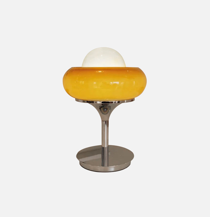 Élise Starburst Retro Glass Chrome LED Table & Floor Lamp