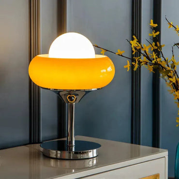 Élise Starburst Retro Glass Chrome LED Table & Floor Lamp