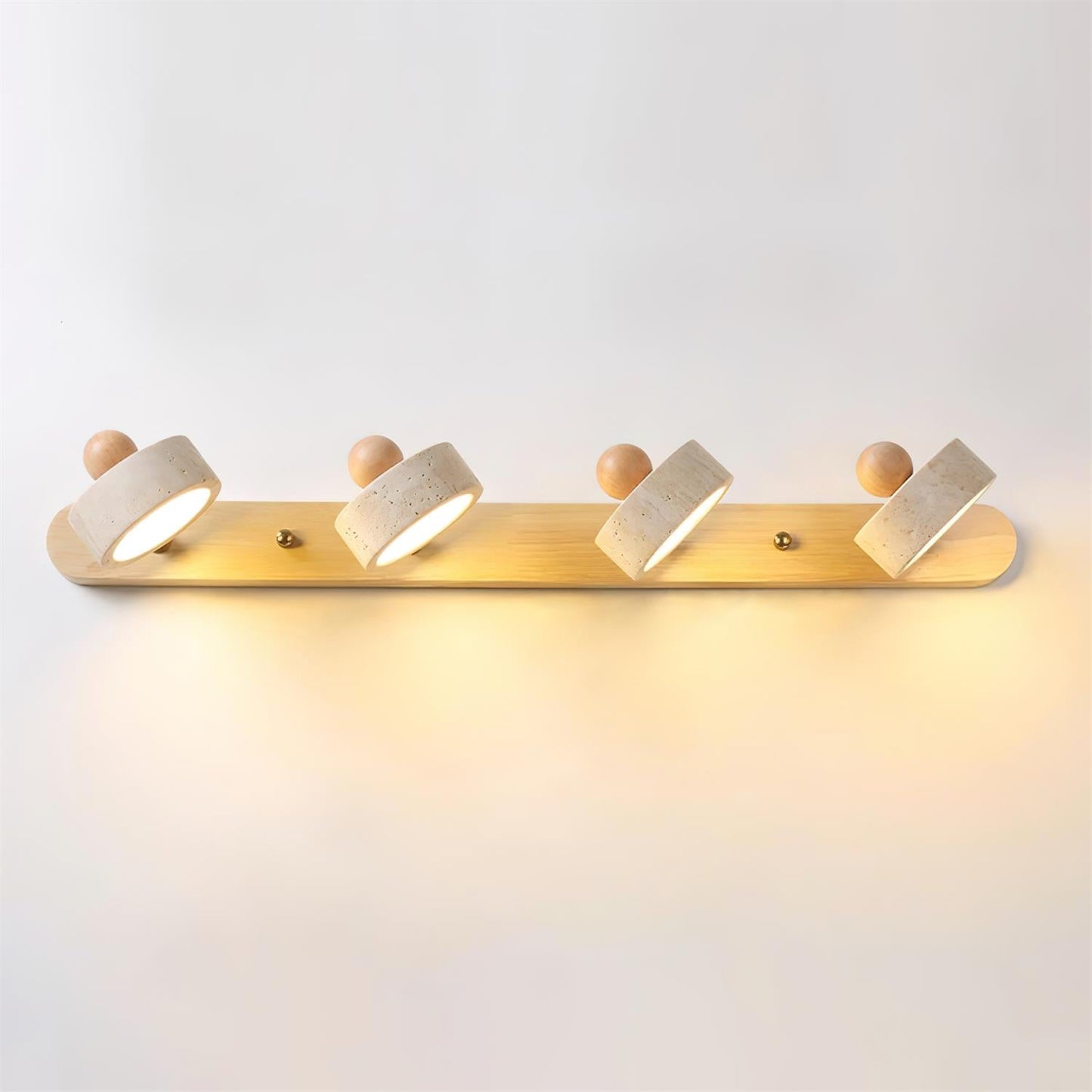 Élodie Tavros Steinwandlampe mit verstellbaren LED-Köpfen