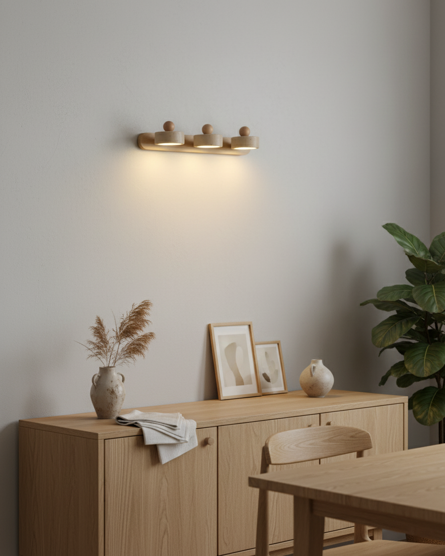 Élodie Tavros Steinwandlampe mit verstellbaren LED-Köpfen