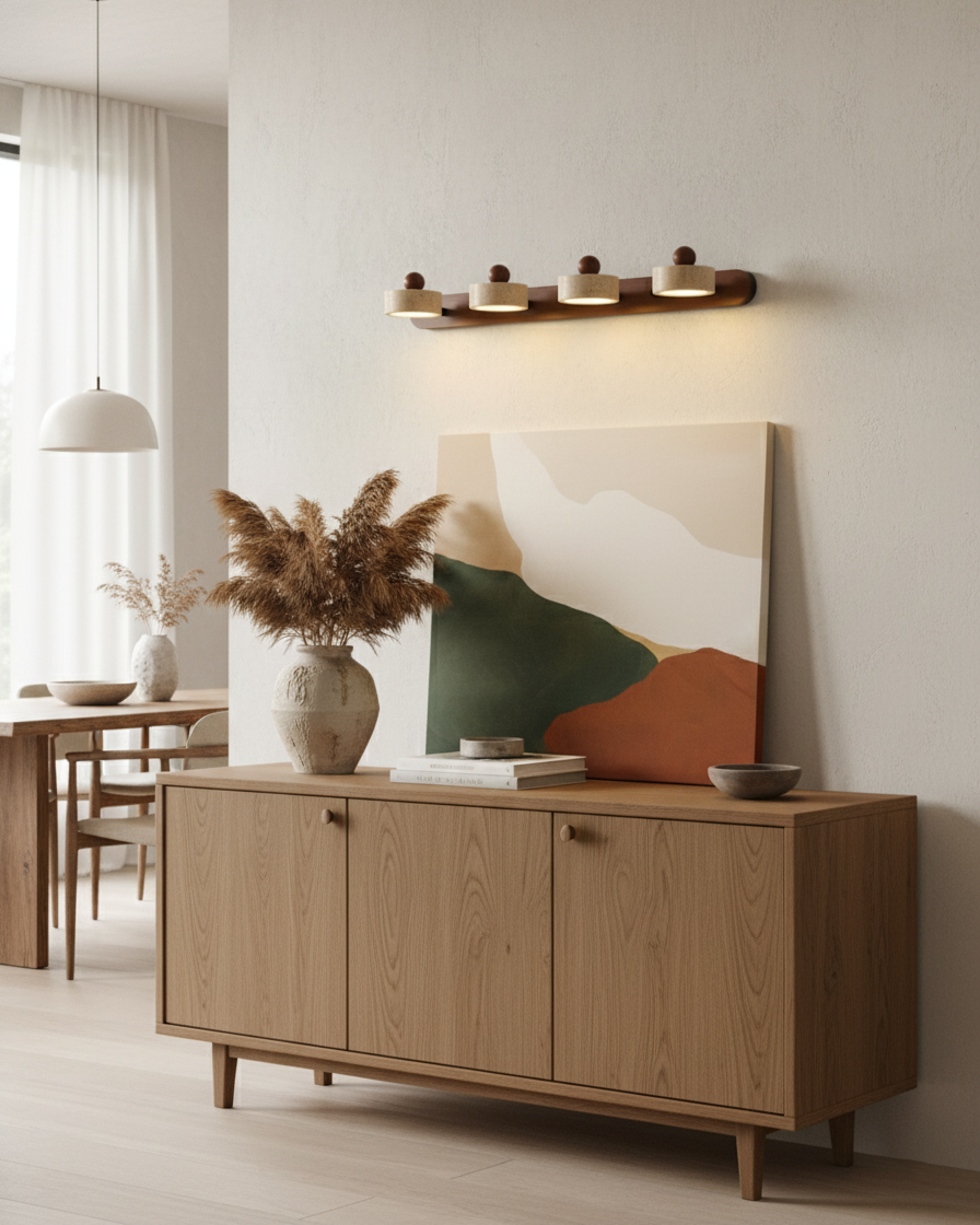 Élodie Tavros Steinwandlampe mit verstellbaren LED-Köpfen