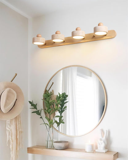 Élodie Tavros Steinwandlampe mit verstellbaren LED-Köpfen