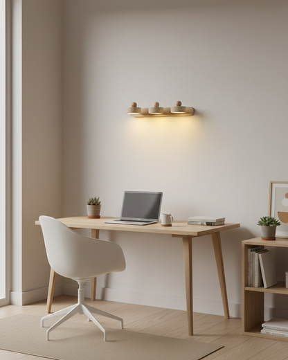 Élodie Tavros Steinwandlampe mit verstellbaren LED-Köpfen
