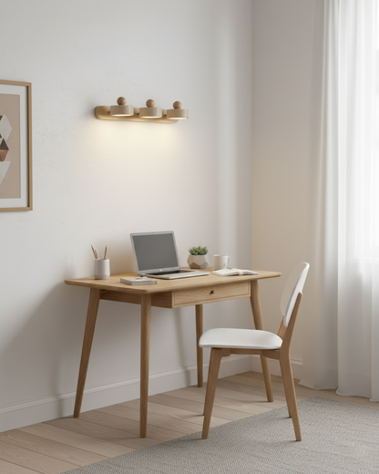 Élodie Tavros Steinwandlampe mit verstellbaren LED-Köpfen