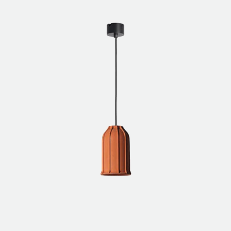 Camille Terracotta Hut Cement Pendant LED Light