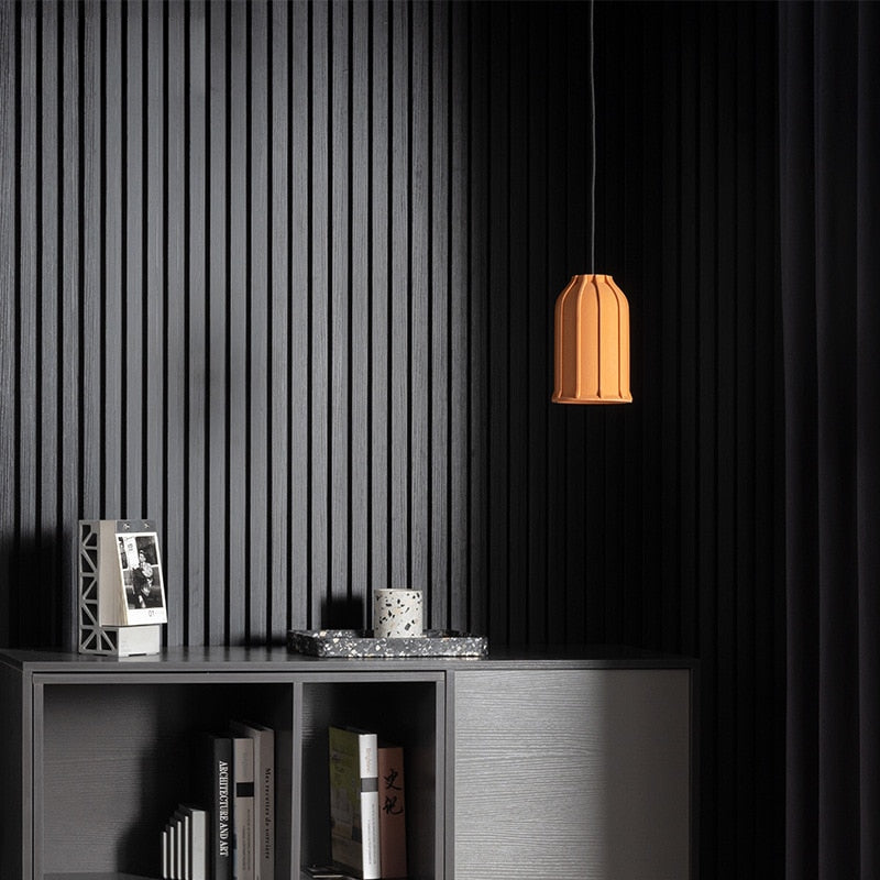 Camille Terracotta Hut Cement Pendant LED Light