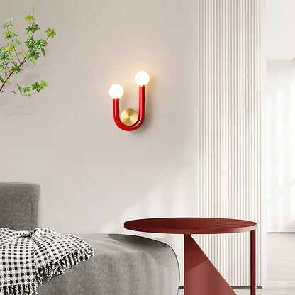 Thalia U Wandleuchte Modernes Eisen- und Acryl-Beleuchtung