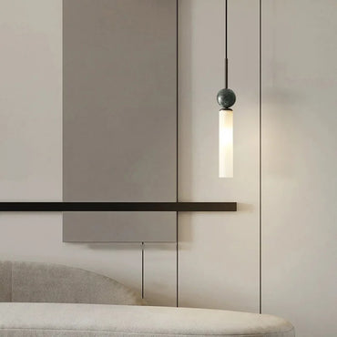Éloise Tovar Marble Cylinder LED Pendant Chandelier