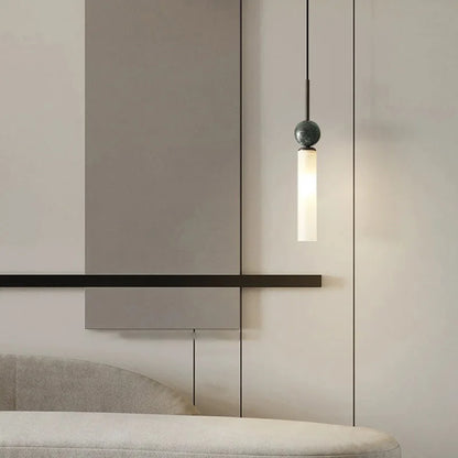 Éloise Tovar Marble Cylinder LED Pendant Chandelier