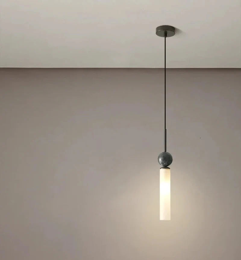 Éloise Tovar Marble Cylinder LED Pendant Chandelier