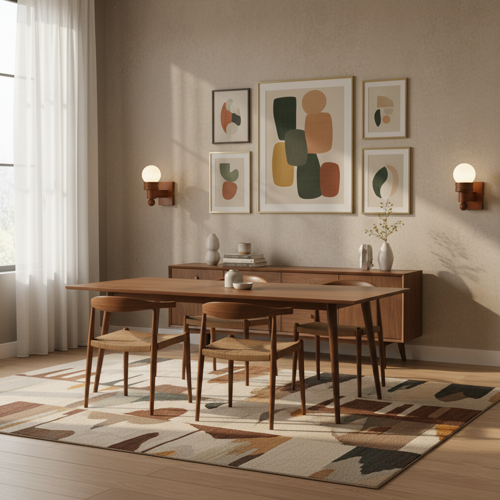 Sabrina Tupelo Wandleuchte Holz und Glas Klassische Beleuchtung