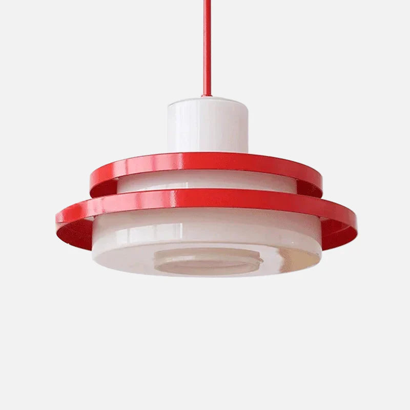 Elise UFO Acrylic Pendant Light Modern Black Red Ceiling Lamp