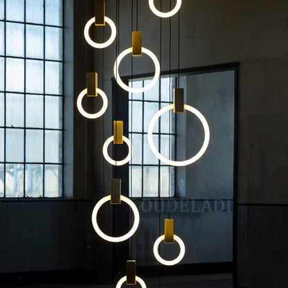 Isabelle Circular Halo Pendant