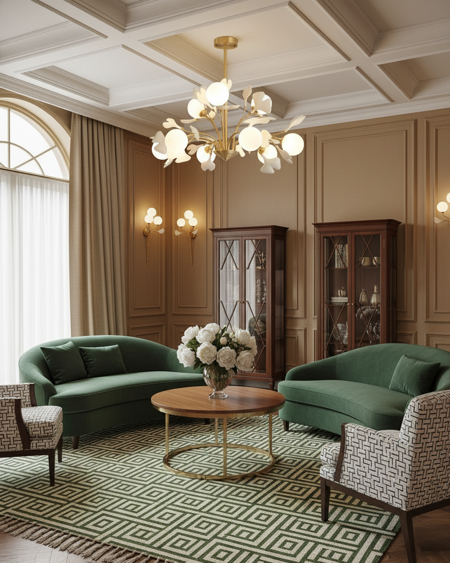 Éloïse Ginkgo Chandelier