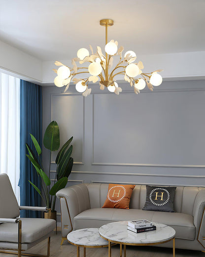 Éloïse Ginkgo Chandelier