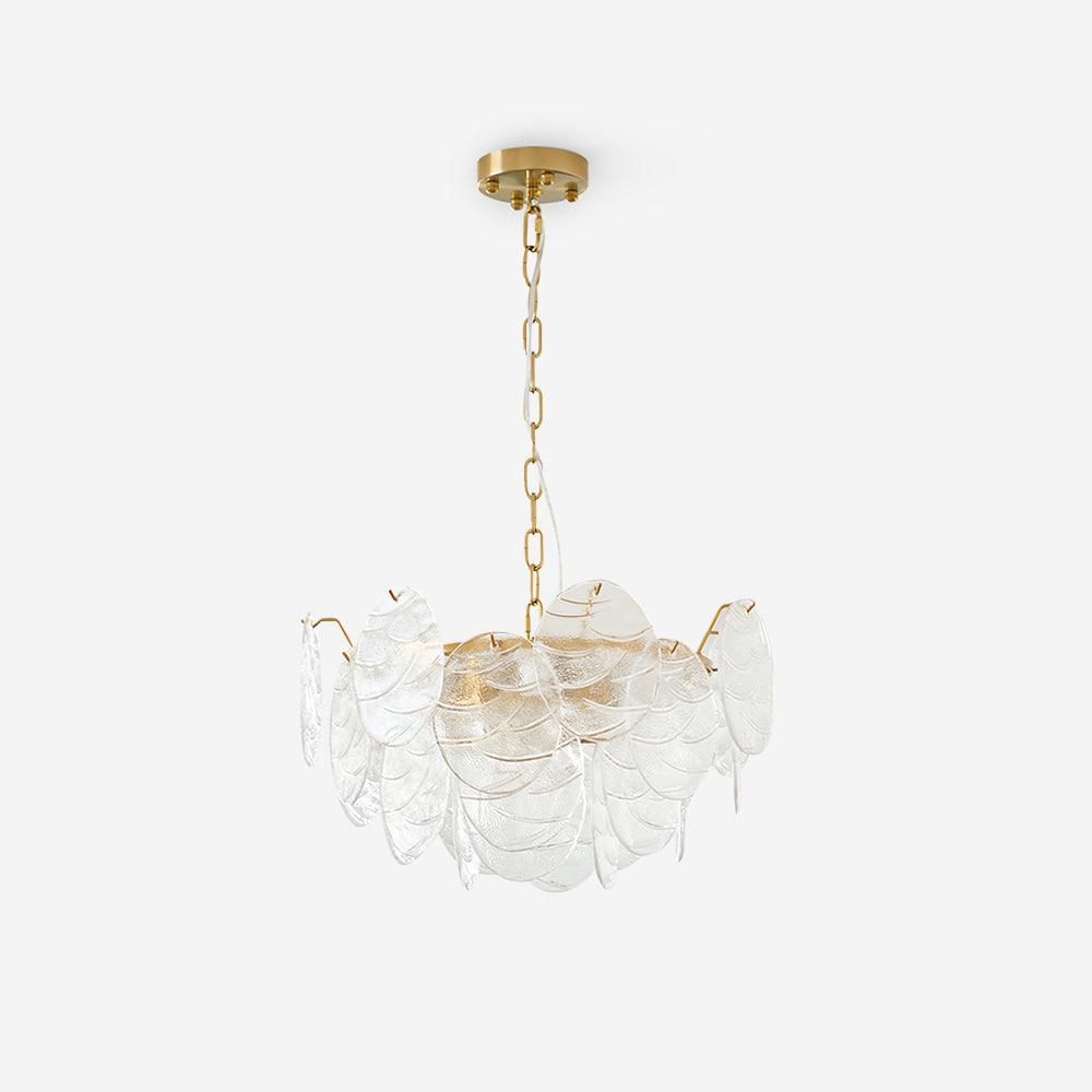 Clémence Disk Viktorianischer Glas-Kronleuchter