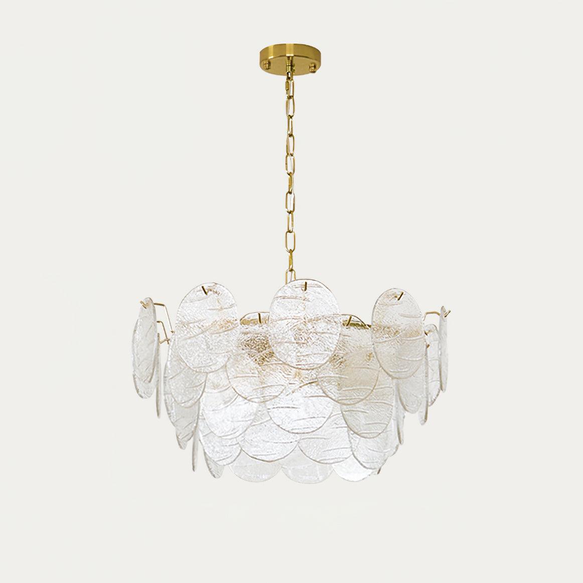 Clémence Disk Viktorianischer Glas-Kronleuchter