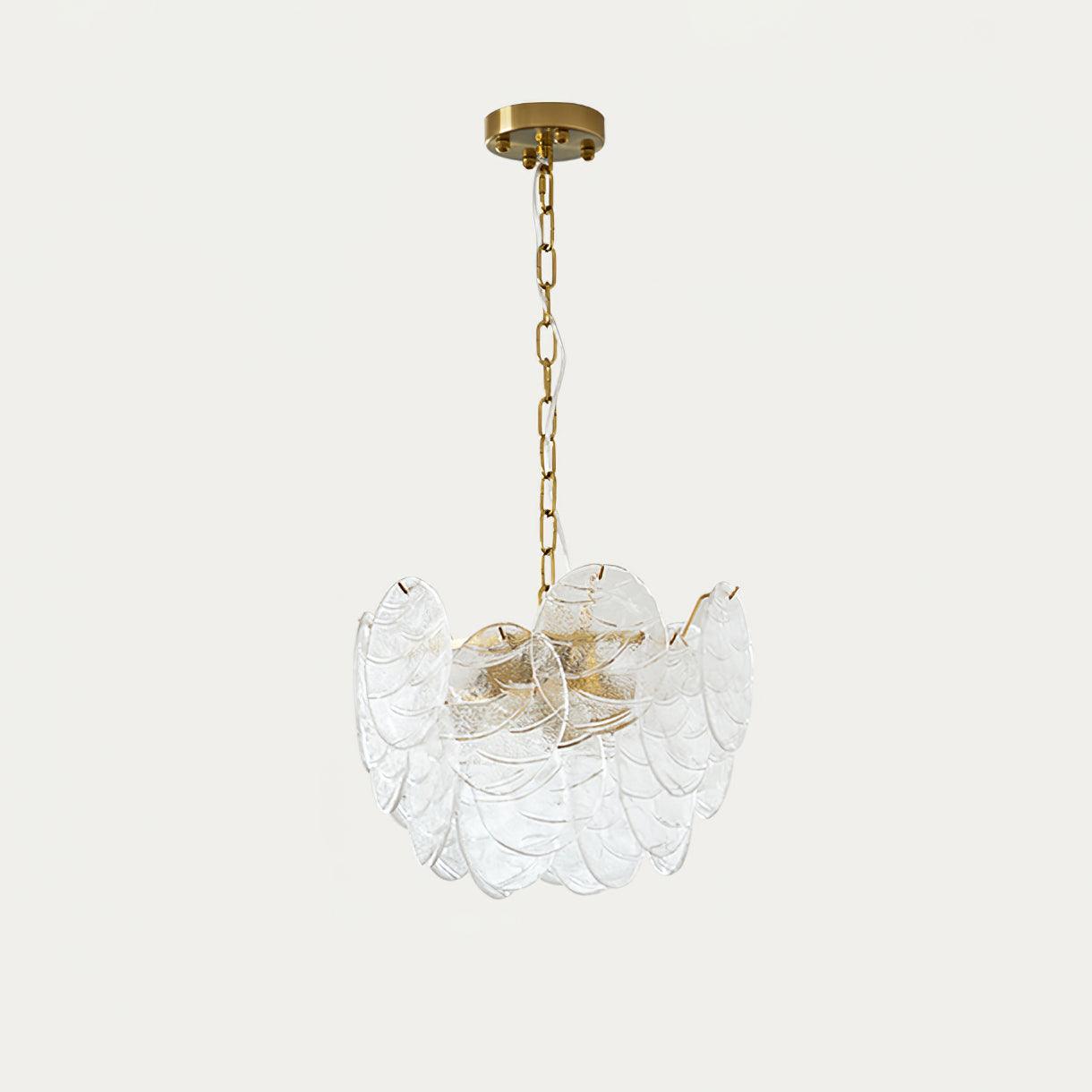 Clémence Disk Viktorianischer Glas-Kronleuchter