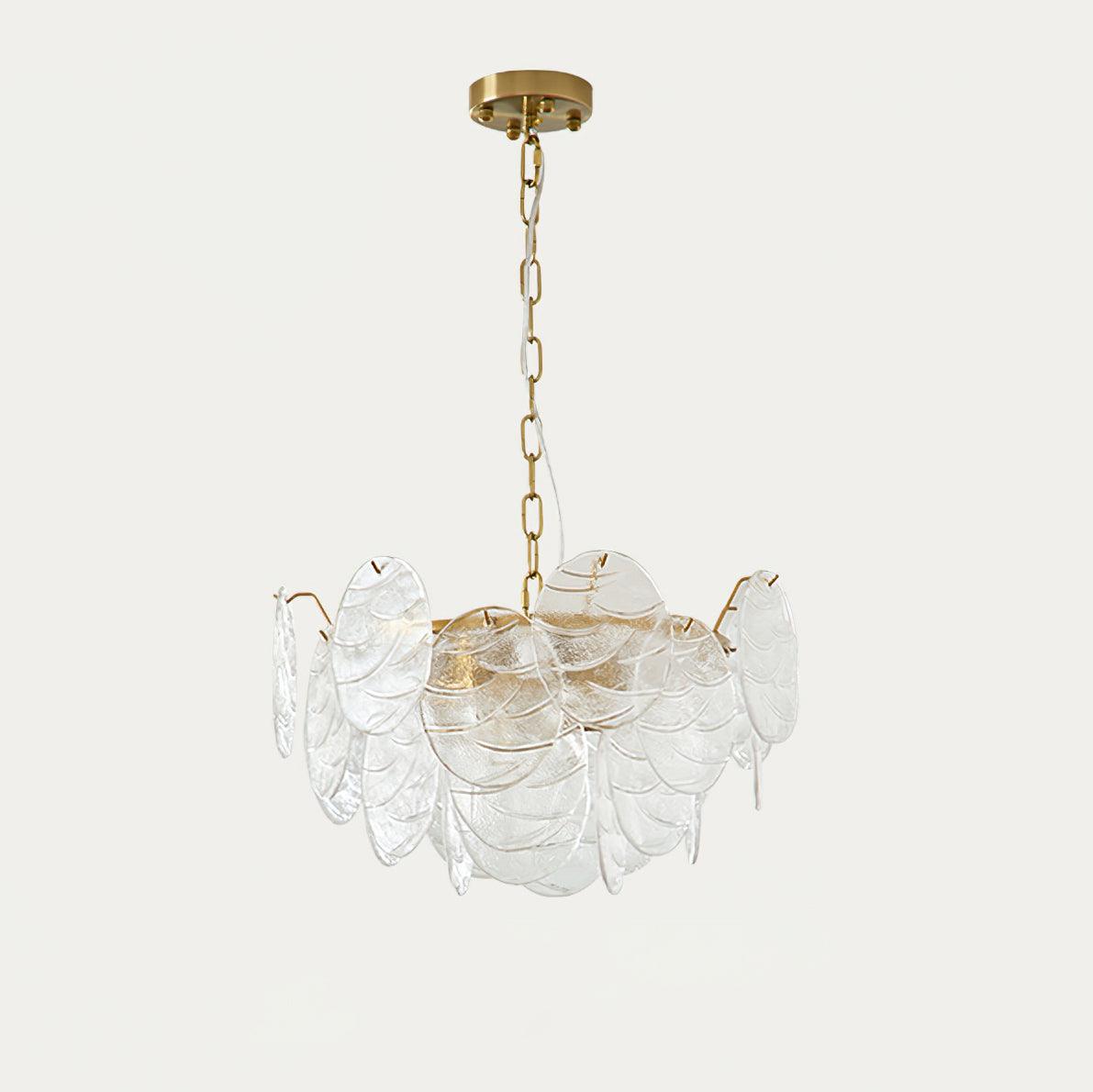 Clémence Disk Viktorianischer Glas-Kronleuchter