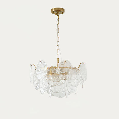 Clémence Disk Viktorianischer Glas-Kronleuchter