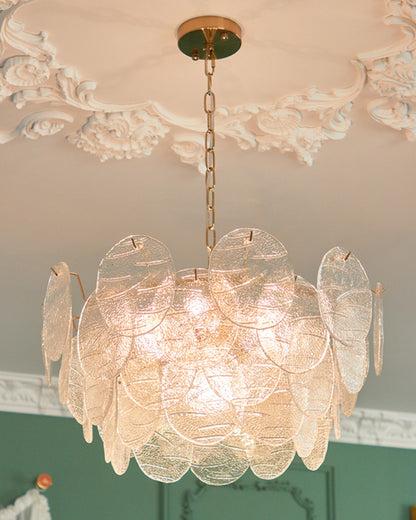 Clémence Disk Viktorianischer Glas-Kronleuchter