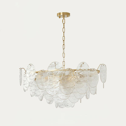 Clémence Disk Viktorianischer Glas-Kronleuchter