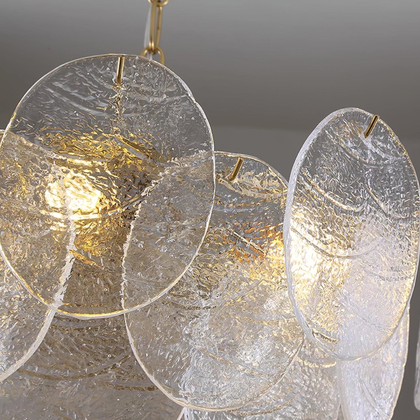Clémence Disk Viktorianischer Glas-Kronleuchter