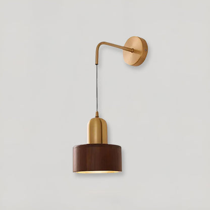Elodie Wooden Wall Lamp