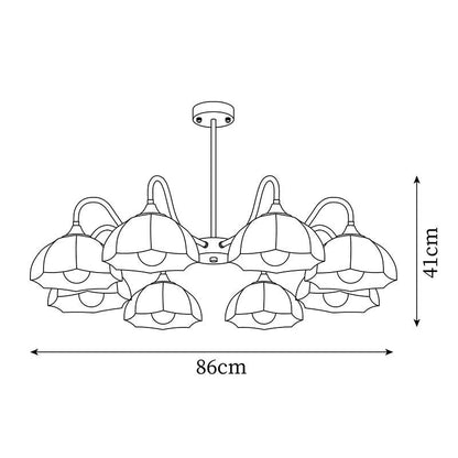 Juliette Visa Raito Chandelier