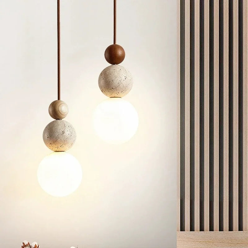Béatrice Wabi-Sabi Stein-Pendelleuchte