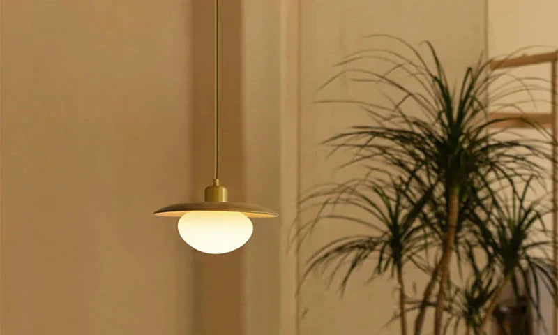 Sophie Walnuss Nussbaum Holz LED Hängelampe Kugel Deckenleuchte
