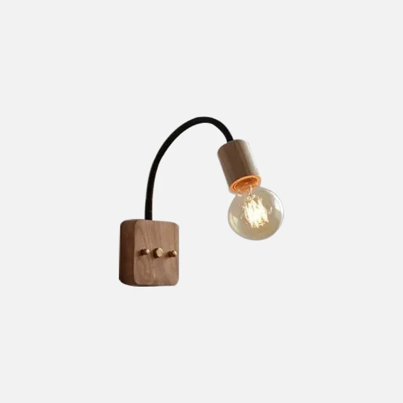 Élodie Walnut Verstellbare LED-Wandleuchte