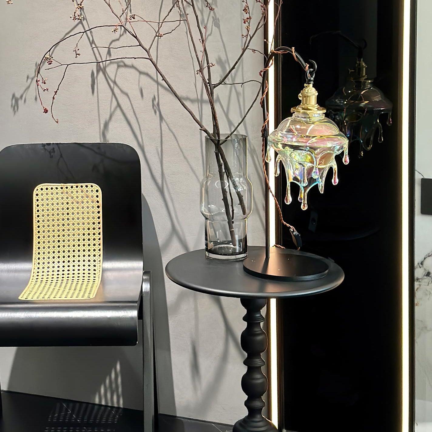 Anaïs Water Drop Resin Table Lamp with Artistic Drip Design