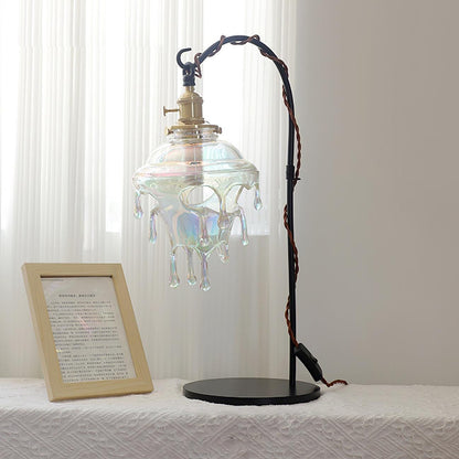 Anaïs Water Drop Resin Table Lamp with Artistic Drip Design