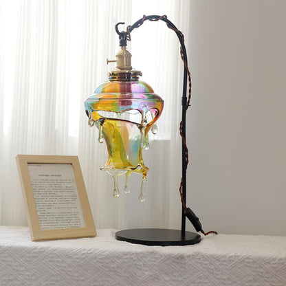 Anaïs Water Drop Resin Table Lamp with Artistic Drip Design