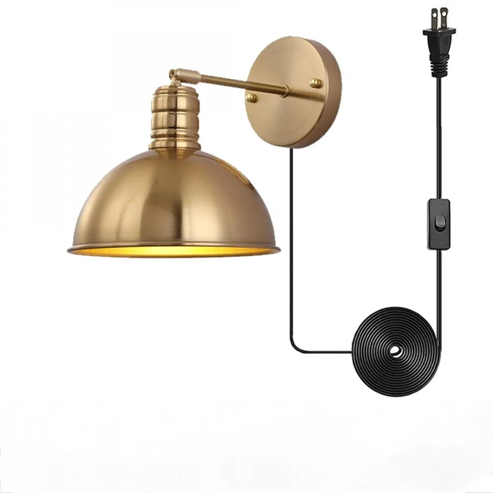 Adeline Antike Wandlampe mit Arm