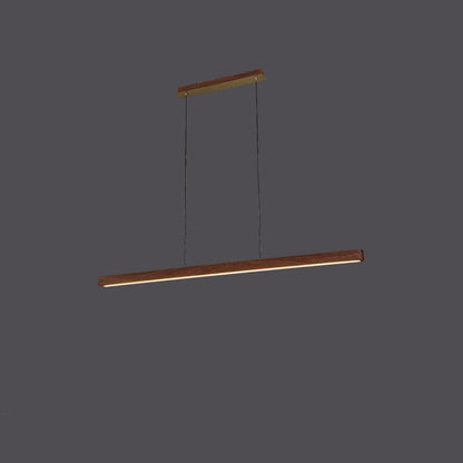 Amélie Eichen- & Walnuss-Linearchandelier