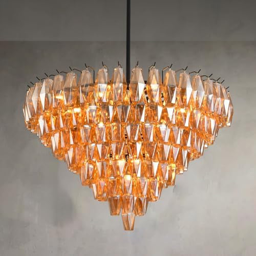 Amélie Bernstein-Glas-Rundkronleuchter