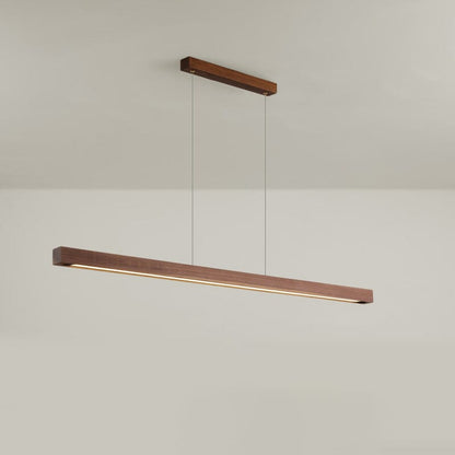 Amélie Eichen- & Walnuss-Linearchandelier