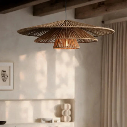 Anaïs Wabi Sabi Rattan Handmade Hängelampe