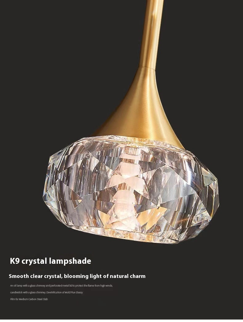 Béatrice Tear-drop Crystal Pendant Light