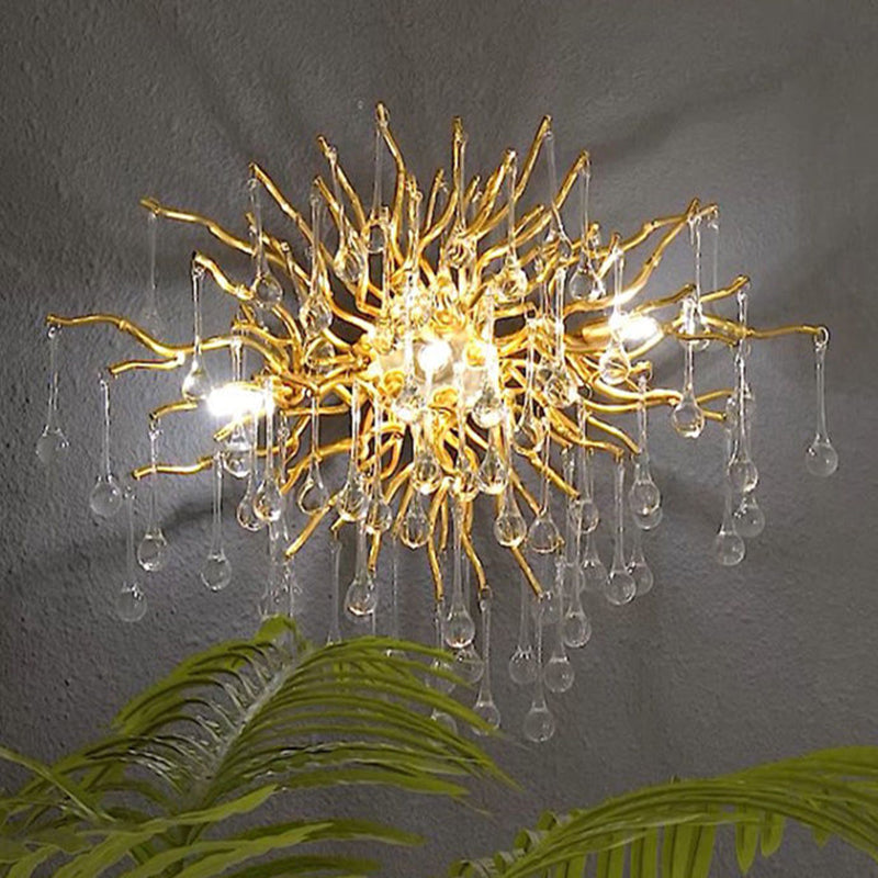 Wandleuchte Margot Icy Branch Crystal Gold