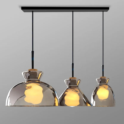 Manon Smoked Glass Sphere Pendant