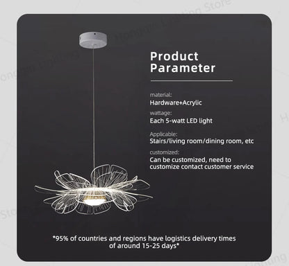 Fleur Nordic Botanical Chandelier