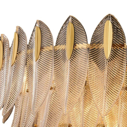 Beatrice Glass Leaf Artisan Kronleuchter