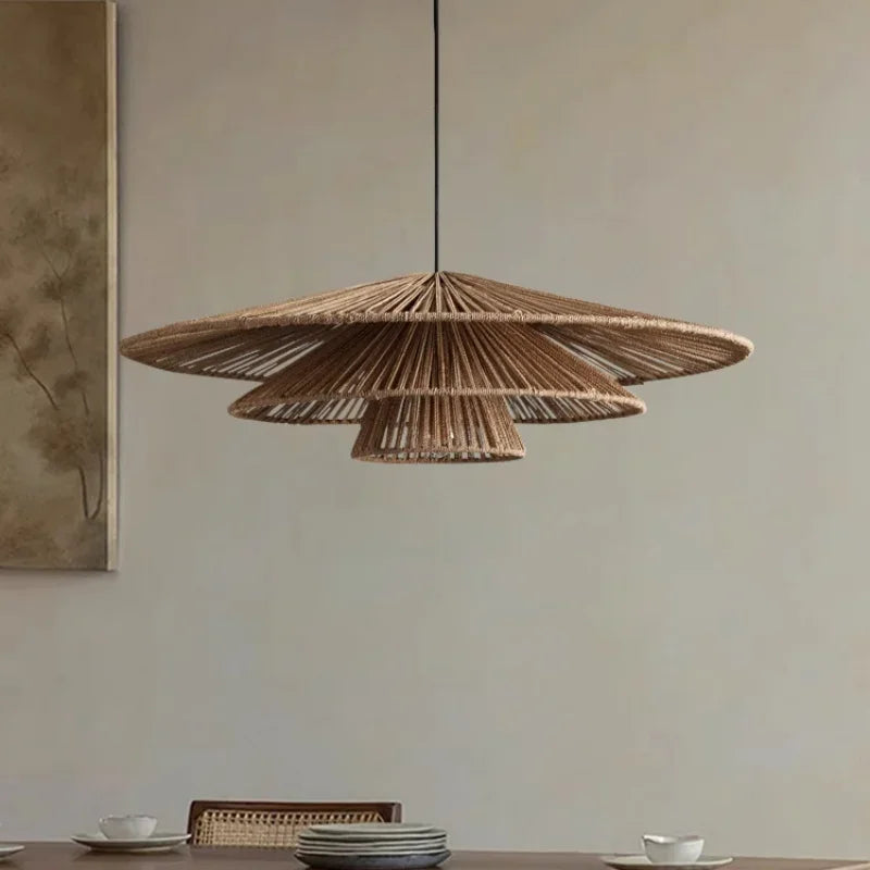 Anaïs Wabi Sabi Rattan Handmade Hängelampe